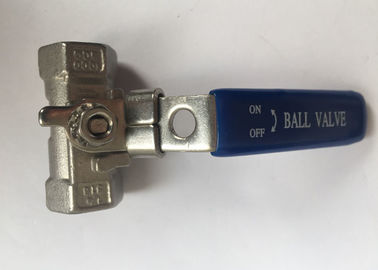 1/4“ 316 de Vrouwelijke Draad 6.3Mpa van de Roestvrij staalKogelklep BSP/1000PSI-Druk leverancier